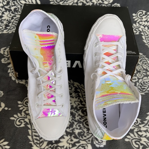 Converse Untitled Hi White/Iridescent MEN`S - Picture 13 of 16